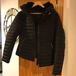 Zara Basic black coat
